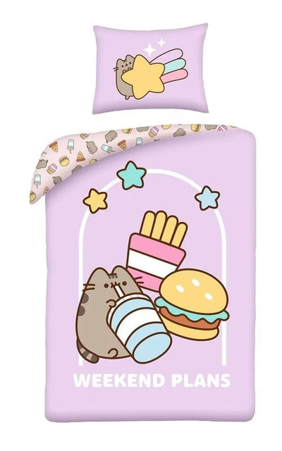 Pusheen, 2-częściowy komplet pościeli, 140x200 cm