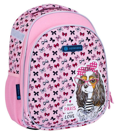 Astrabag, plecak szkolny, Sweet dog with Bows
