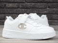 Buty sportowe dziewczęce, białe, Champion Rebound Platform Glitter