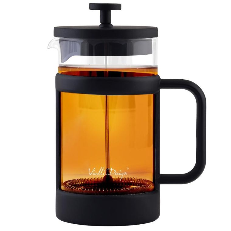 Vialli Design, Senso, zaparzacz do kawy i herbaty, czarny, 1000 ml