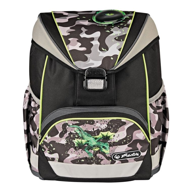 Herlitz, Ultralight, tornister szkolny, Camo Dragon