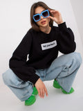 Bluza damska, czarna, Ex Moda