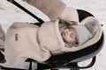 Zaffiro, Mini Sierra, śpiworek wełniany, beige, 0-18 m