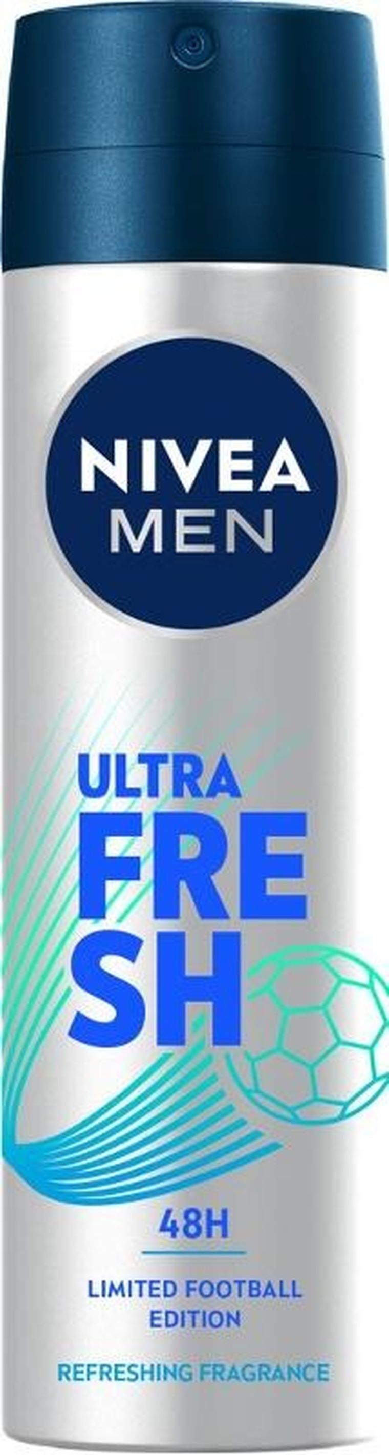 Nivea, Men Ultra Fresh, antyperspirant w sprayu, 150 ml - wersja limitowana