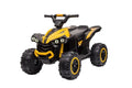 Lean Cars, quad, pojazd na akumulator, żółty