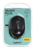 Logitech, mysz, M330 910-004909 USB 2.0, czarny, optyczna