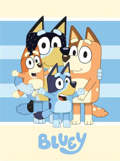 Bluey, koc polarowy, 100x140 cm