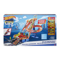 Hot Wheels City, Rajdowy Rollercoaster + 5 autek, zestaw z napędem