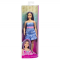 Barbie, Fashionistas, lalka w niebieskiej sukience w motylki