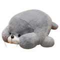 Lean Toys, foka, maskotka, szara, 29 cm