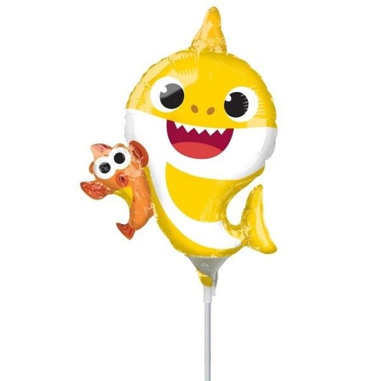 Amscan, balon foliowy, mini shape, Baby Shark