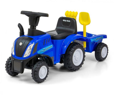 Milly Mally, Traktor New Holland T7, jeździk, pojazd, niebieski