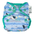 Close, Pop-in, pieluszka wielorazowa AIO z napami, Blue Puffin