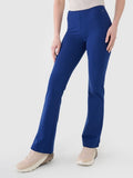 Legginsy damskie, flare, czarne, 4F