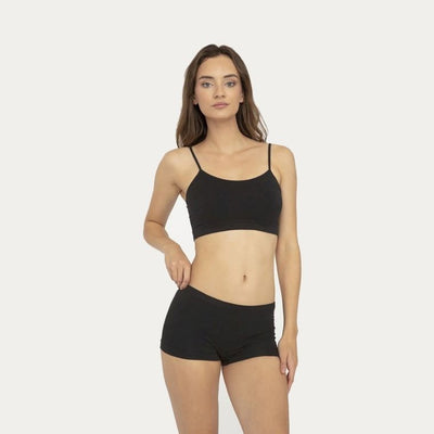 Majtki figi damskie, czarne, Short Viki, Gatta