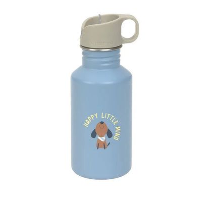 Lassig, Pattern Party, bidon ze stali nierdzewnej, Blue/Green, 500 ml