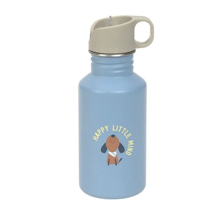 Lassig, Pattern Party, bidon ze stali nierdzewnej, Blue/Green, 500 ml