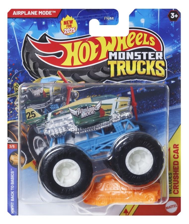 Hot Wheels, Monster Trucks, pojazd, skala 1: 64
