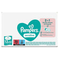 Pampers, Sensitive, chusteczki nawilżane, 12x52 szt.