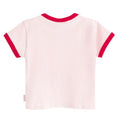 Różowy t-shirt slim z bawełny czesanej NOWEAR
