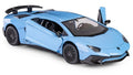 Daffi, RMZ City, Lamborghini Aventador LP750-4 Superveloce, pojazd, model metalowy, niebieski, 1: 32
