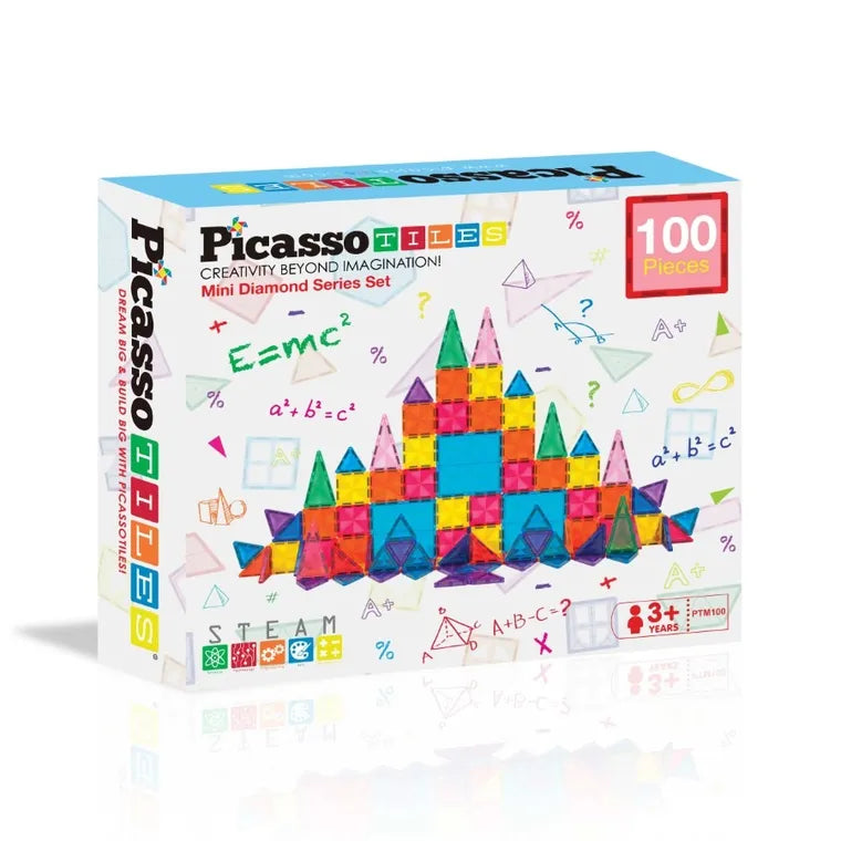 Picasso, Diamenty, klocki magnetyczne, 100 elementów
