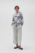 Bluza damska, niebieska, Moodo