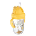 Canpol babies, Exotic Animals, kubek niekapek z rurką i odważnikiem, żółty, 270 ml