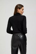 Sweter damski, czarny, Moodo