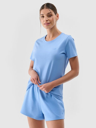 T-shirt damski, niebieski, 4F