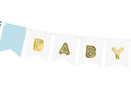 PartyDeco, baner Baby Boy, mix, 15x160 cm