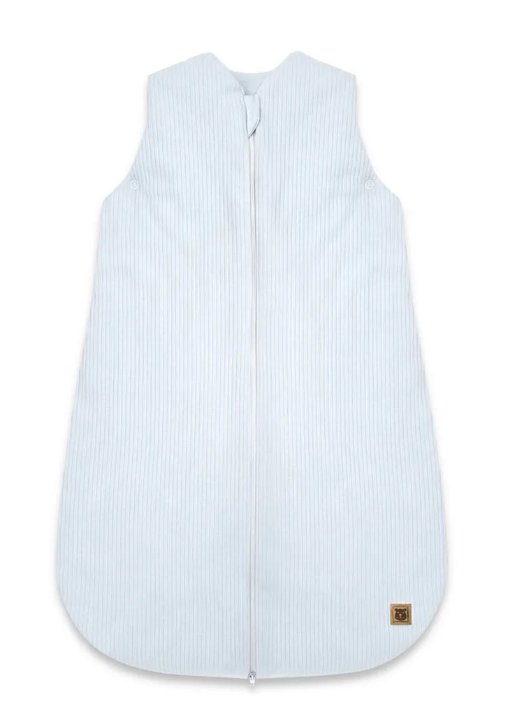 MimiNu, Soft, Avi, śpiworek do spania na suwak, prążek, baby blue, TOG 2-2.5, 3-12m