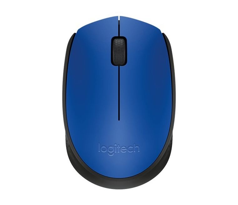 Logitech, mysz optyczna bezprzewodowa M171, niebieska
