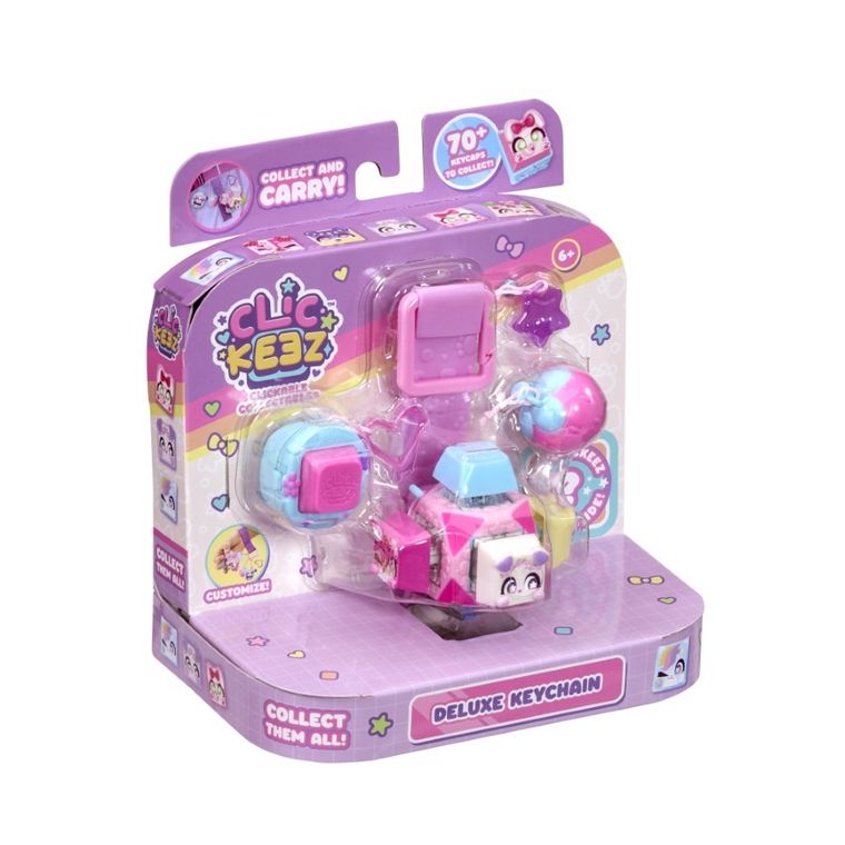 Goliath, Clickeez Deluxe Keychain, kolekcjonerskie breloki - klawisze do klawiatury, 5 szt.