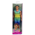 Barbie, Ken Fashionistas, koszulka niebiesko-zielone ombre, lalka