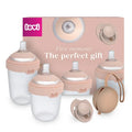 Lovi, Mammafeel, zestaw wyprawkowy:  butelka, 150 ml + butelka, 250 ml + smoczek, 0-6m + silikonowe etui