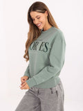 Bluza damska, zielona, Sublevel