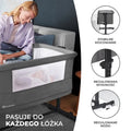 Kinderkraft, Neste Grow, łóżeczko dostawne, beige