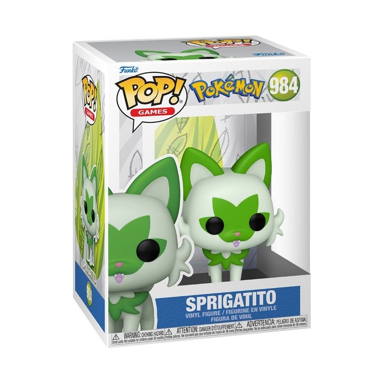 Funko Pop! Games:  Pokemon, Sprigatito, figurka kolekcjonerska