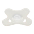 Canpol babies, smoczek silikonowy, symetryczny, white, 6-12m