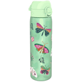 Ion8, Motylki, bidon z ustnikiem, zielony, 500 ml