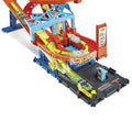 Hot Wheels City, Rajdowy Rollercoaster + 5 autek, zestaw z napędem