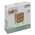 5five Simply Smart, Abana, szafka nocna, 2 szuflady, 40x40x56 cm