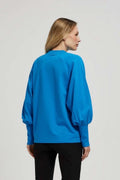 Bluza damska, niebieska, Moodo