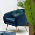 Atmosphera, fotel welurowy, Solaro