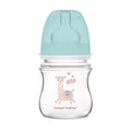 Canpol babies, EasyStart, Exotic Animals, butelka antykolkowa, zielona, 0m+, 120 ml