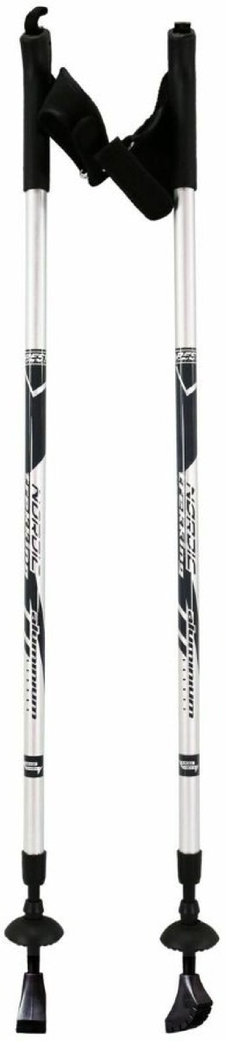 Best Sporting, kije do nordic walking, 2-sekwencje, czarne