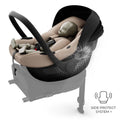 Kinderkraft, I-Lite, fotelik samochodowy, nosidełko, Beige, 40-86 cm