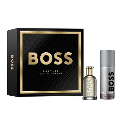 Hugo Boss, Boss Bottled, zestaw:  woda perfumowana, spray, 50 ml + dezodorant, spray, 150 ml