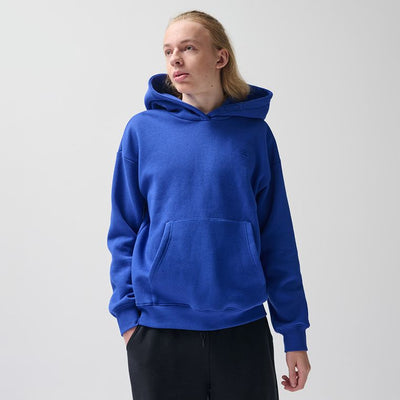 Niebieska bluza z kapturem o kroju oversize NOWEAR